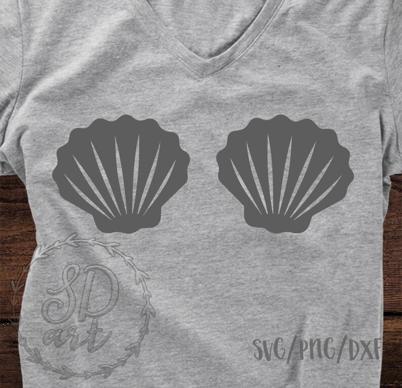 Merbabe svg Shells SVG Mermaid shells svg file Disney svg Cut File Cricut Silhouette Mermaid shells svg Mini Mermaid SVG file Shells SVG