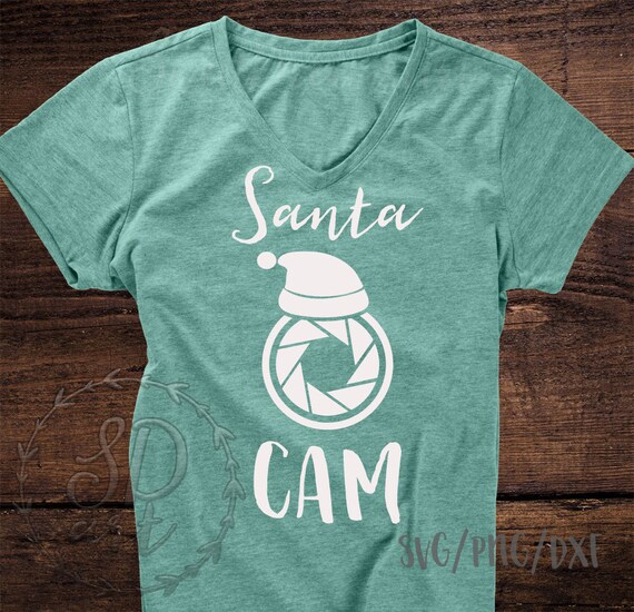 Download Cam Santa Svg File Santa Cam Svg Christmas Svg Sants Watch Svg Etsy PSD Mockup Templates