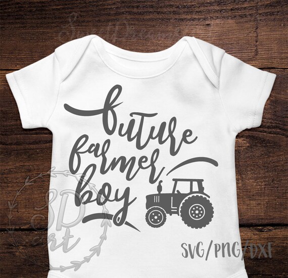 Future Farmer Boy Svg Little Farmer Svg Farm SVG Tractor Svg Etsy