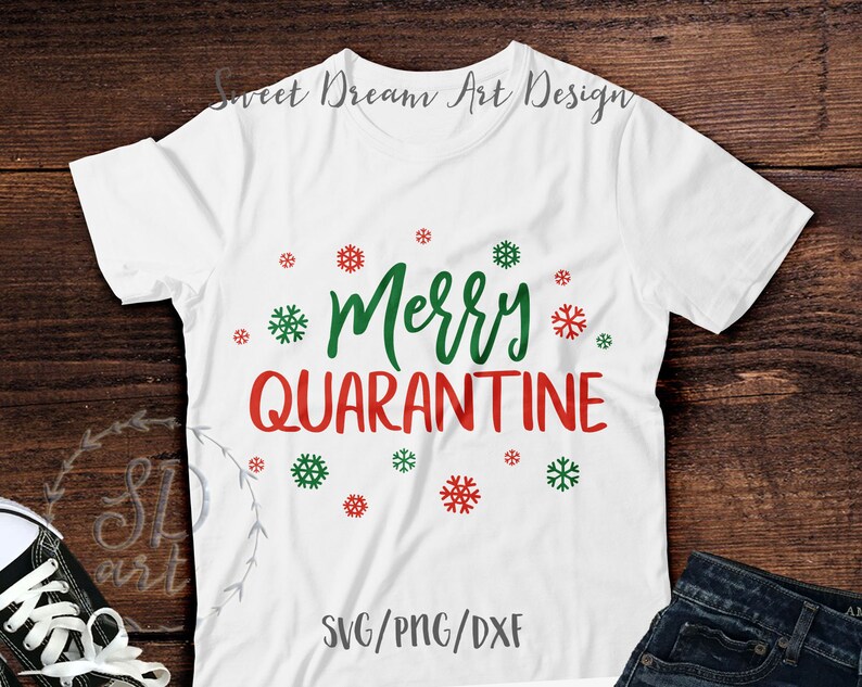 Download QUARANTINE CHRISTMAS svg Merry Quarantine svg Merry | Etsy