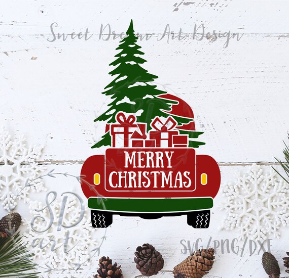 Free Free Merry Christmas Truck Svg Free SVG PNG EPS DXF File