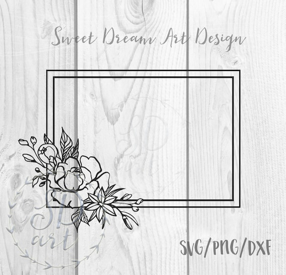 Free Free 254 Square Flower Frame Svg SVG PNG EPS DXF File