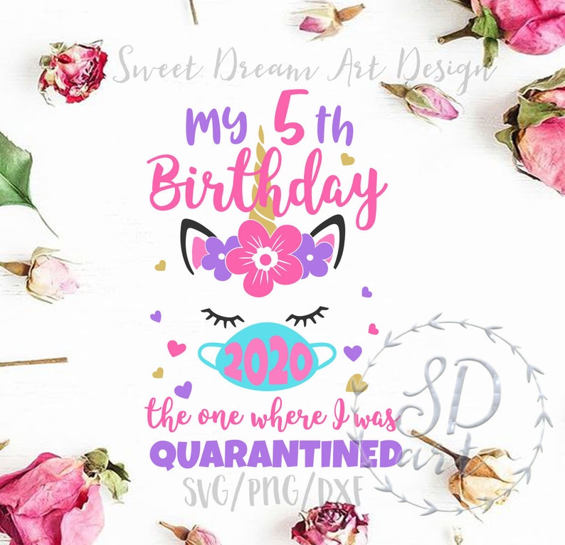 Download My 5th quarantine birthday svg 5th Birthday svg The one | Etsy