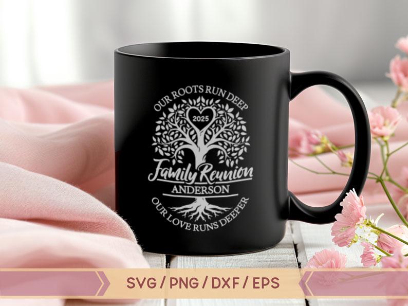 Family Reunion Tree SVG, Our Roots Run Deep Svg,family Reunion SVG ...