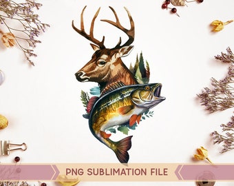 Fishing and Hunting png,  Deer Hunting png, Fishing png, Hunting png, Fishing and hunting sublimation png, Fishing Life png,Father&#39;s Day png