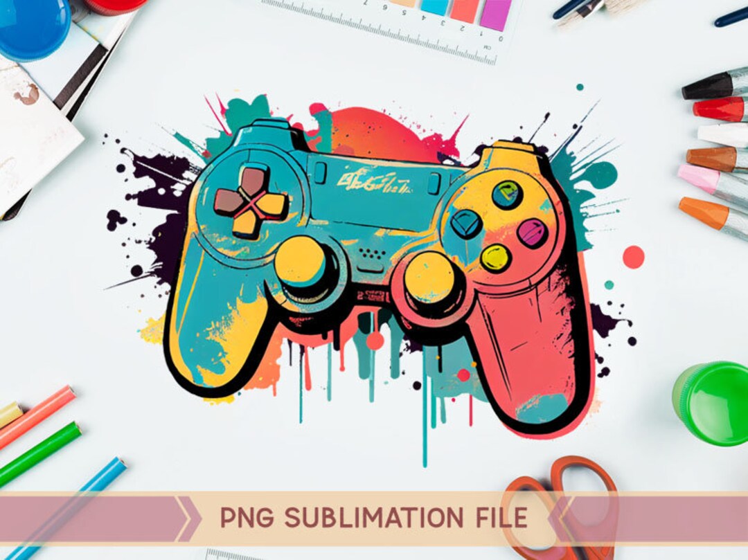 Graffiti Gaming Controller Png,game Controller Png, Gamer Life Png
