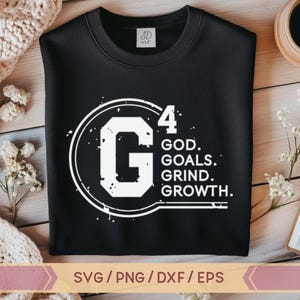 G4 svg, Dios Metas Grind Crecimiento SVG, Dios Svg, Jesús svg, Svg Religioso, Svg de Pascua, Versículo bíblico de las Escrituras svg, Cruz SVG, Svg cristiano, png