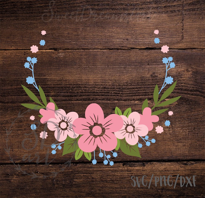 Free Free Flower Svg Wreath 915 SVG PNG EPS DXF File