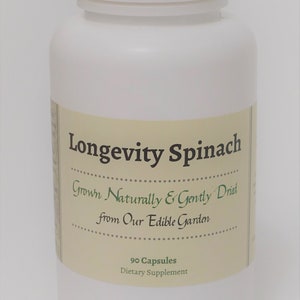Longevity Spinach Capsules - Organic Superfood - Gynura Procumbens