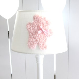 Tischlampe / Lampenschirm Teddy rosa Bild 1