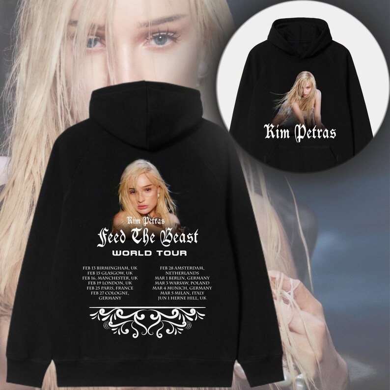 2024 Kim Petras Feed the Beast World Tour Shirt Kim Petras Etsy