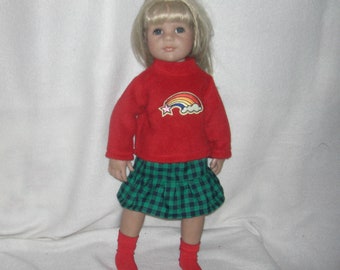 Puppenkleidung Gr 50cm,Handarbeit, keine Originalkleidung, nur für schlanke Stehpuppe geeignet ,Puppenkleidung,Puppensachen