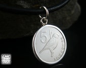Pendant coin Sri Lanka 1978 925 sterling silver for 18th birthday aluminum coin jewelry hand made necklace with coin Asia coin