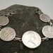 Coin bracelet * Australian coins * gift for her * trendy jewelry * silver 925 * handicraft * hand made * for birthday * coins of the world