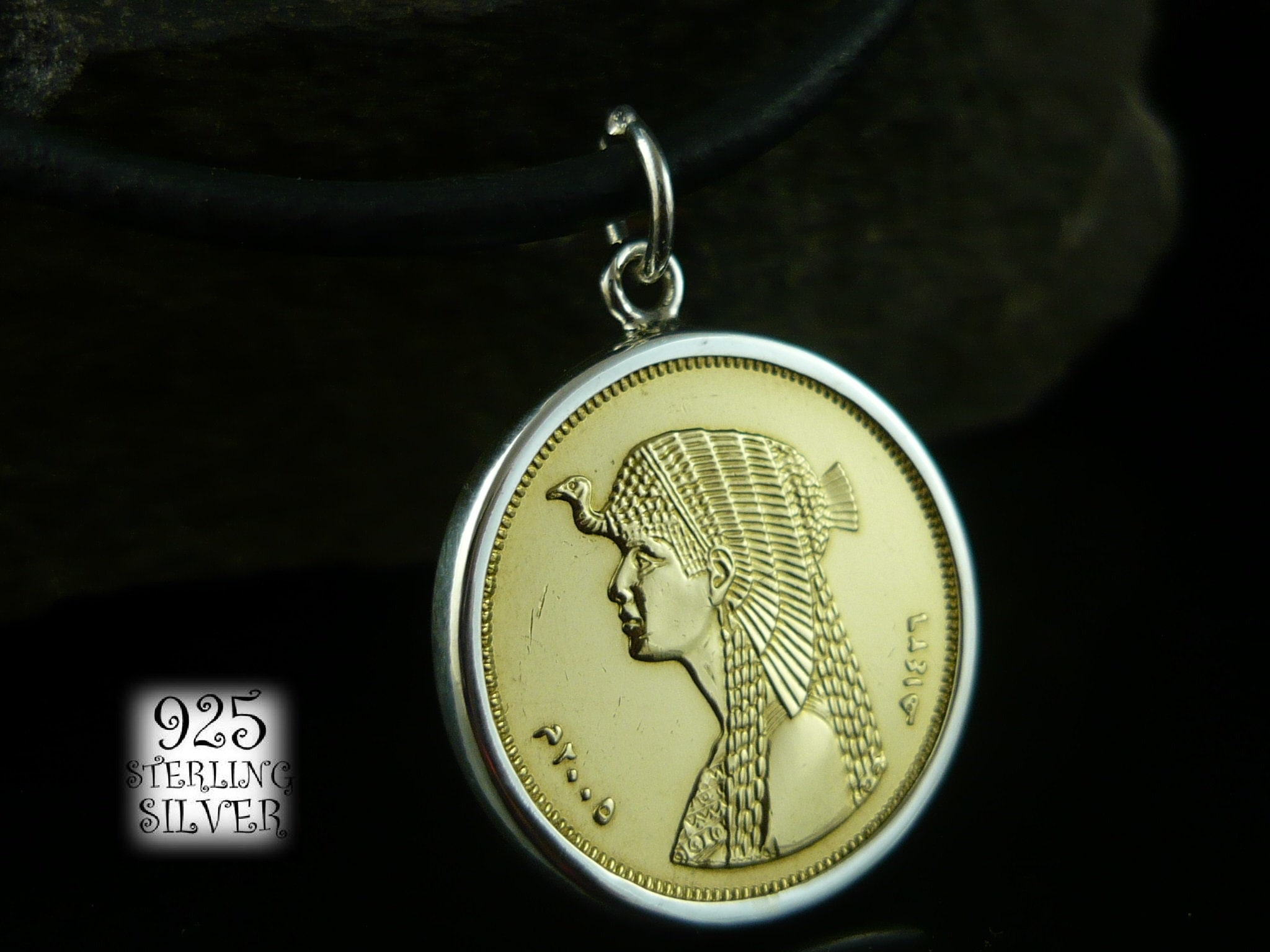 Cleopatra coin necklace best sale
