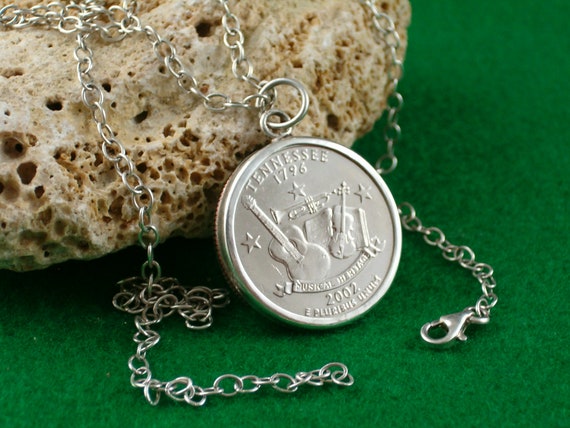 Pendant Coin US Tennessee State 1796 * 925 Sterling Silver