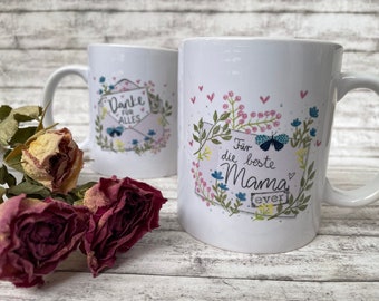 Tasse "Danke Mama" zum Muttertag