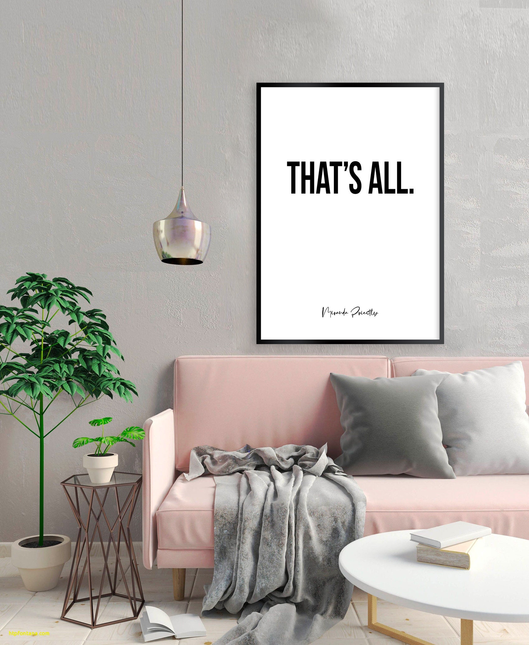 That's All Quote Miranda Priestly Quote Miranda Wall | Etsy