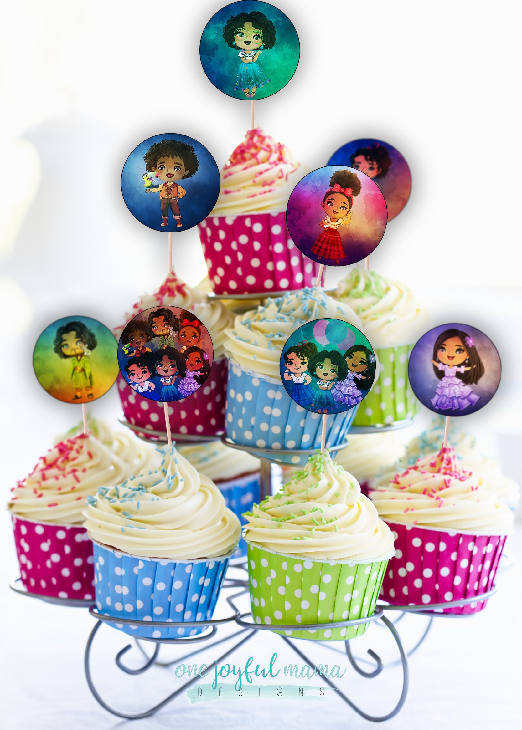 Encanto Cupcake Toppers Birthday Party Printable Cupcake Toppers