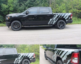 Jeep GM Mud splash side graphics vinyl decal stickers UNIVERSAL size fit for Toyota Dodge Chevy Ram lifted suv Nissan pick up GMC