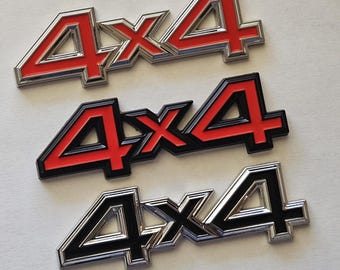 A1 Metal 4x4 Logo Emblem for Truck, SUV, ATV, UTV