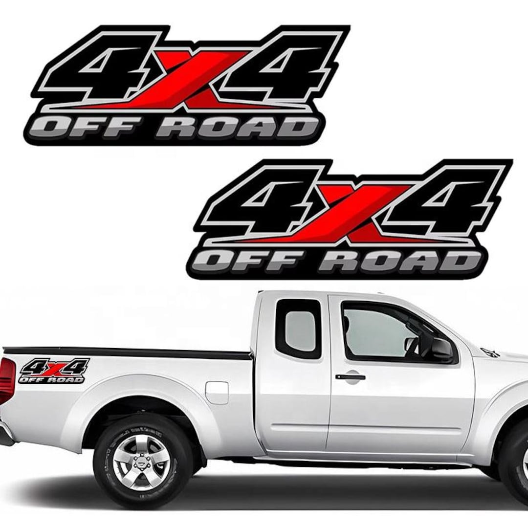 SET of 2pcs 4X4 Off-road Decal Vinyl Stickers for for Truck Pick-up - Etsy