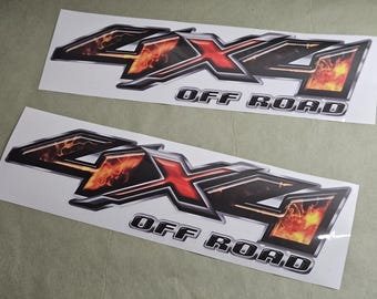 4x4 Decal For Truck SUV ATV Side By Side Vinyl Decal Sticker 2 Pcs - Foto 10