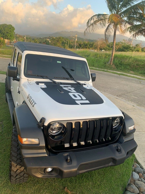 1941 Style Hood Decal Graphics Fit for Jeep Wrangler JL and - Etsy Canada 1941 Style Hood Decal Graphics Fit for Jeep Wrangler JL and - Etsy Canada
