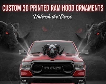 Ram Head Ornament Emblem fits for RAM trucks 1500, 2500, 3500