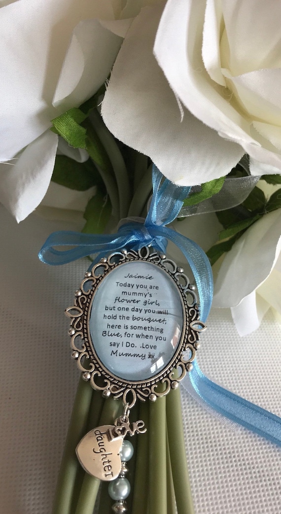 Flower girl hotsell keepsake charm