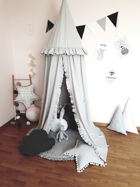 Ceiling Canopy Tent Popiel With A Frill Etsy