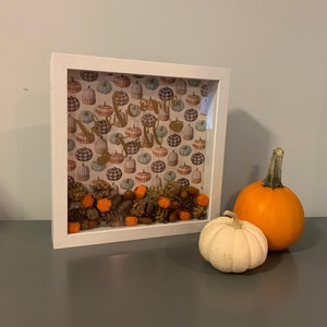 Welcome Fall Shadow Box, Fall Decor, Home Decor, Holiday, Fall Decor ...