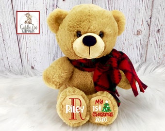 personalized christmas bears
