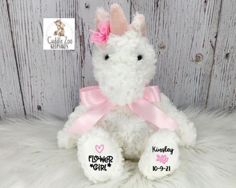 flower girl stuffed animal