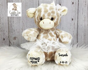 flower girl stuffed animal