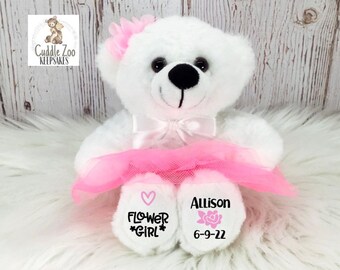 teddy bear with tutu skirt