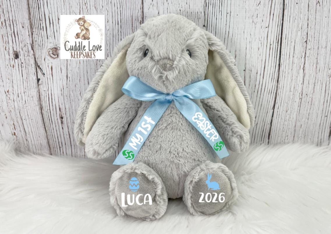 Generic Mini Lapin Câlin Mignon Cadeau De Pâques, Mini Lapins Dans Une Boîte, Soutien Émotionnel, Poche Positive En Peluche Pour La Famille, Les Amis Et Les Proches À Pâques (Bleu