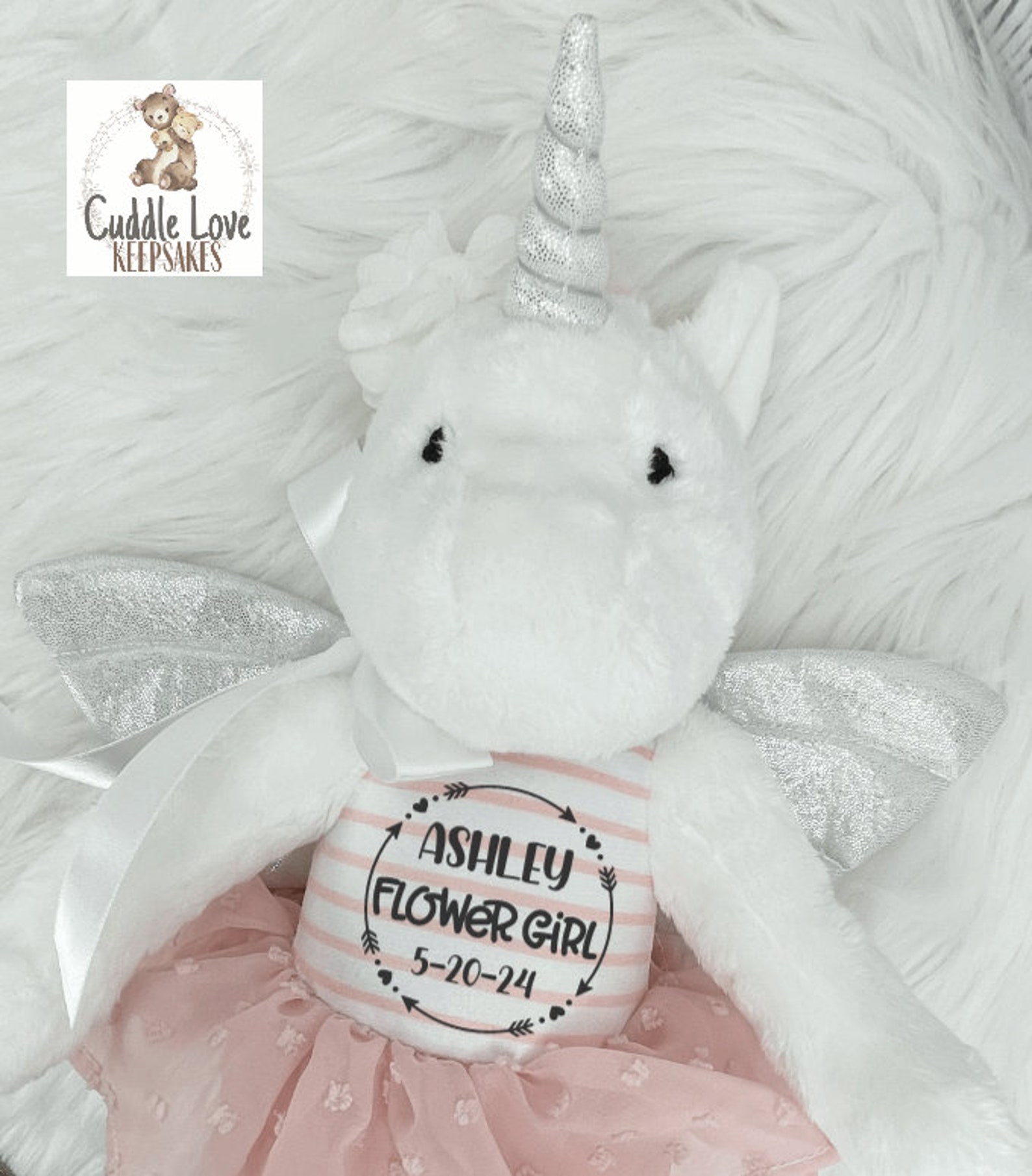 Flower Girl Unicorn Flower Girl Proposal Wedding Party Gift Etsy