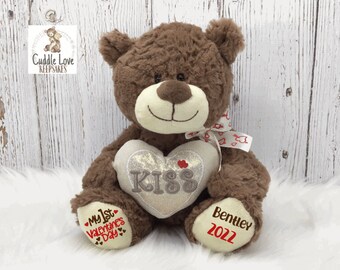 custom valentines day teddy bear