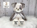 Adoption Puppy Dog Stuffed Animal, Personalized Adoption Gift, Custom Adoption Plush Dog, Gotcha Day Gift, Adoption Gift Plush Puppy Dog