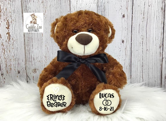 ring bearer teddy bear