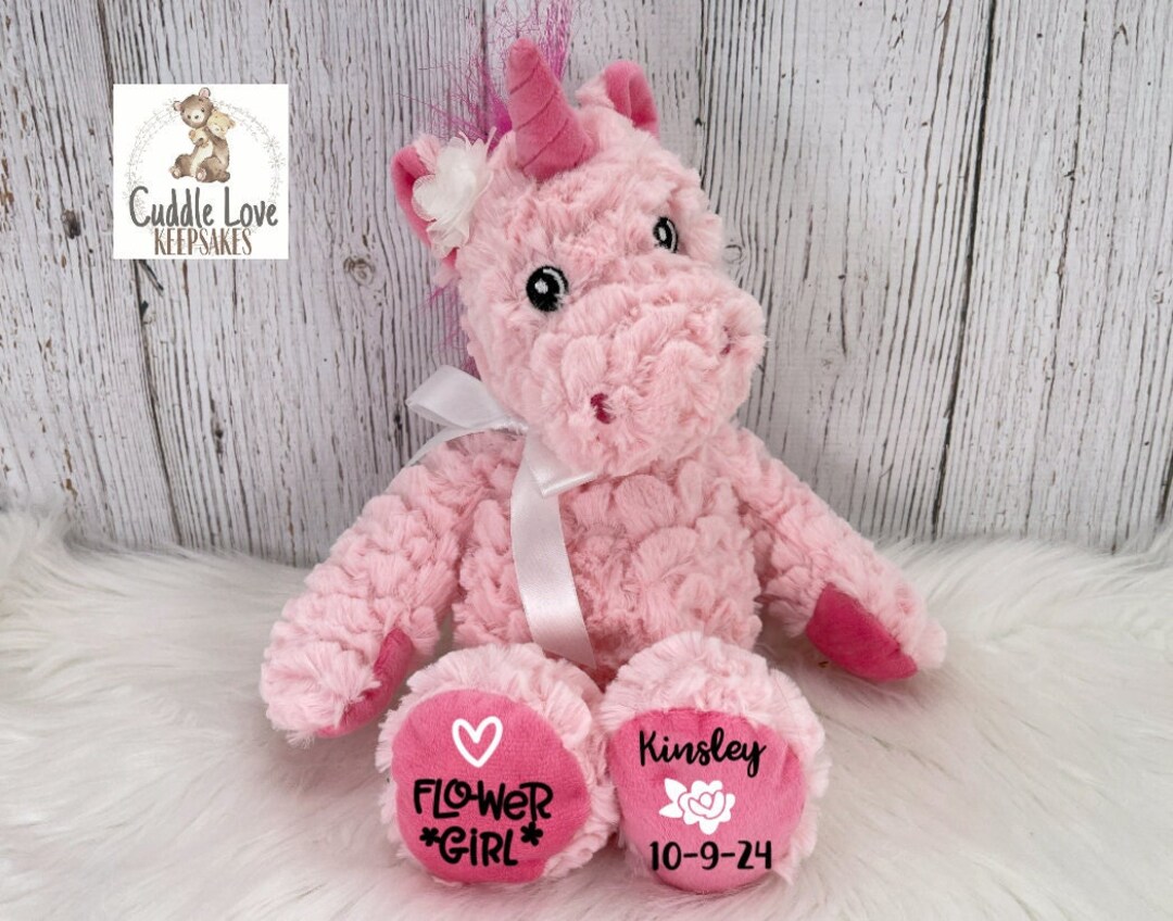 Flower Girl Unicorn, Flower Girl Proposal, Wedding Party Gift, Flower