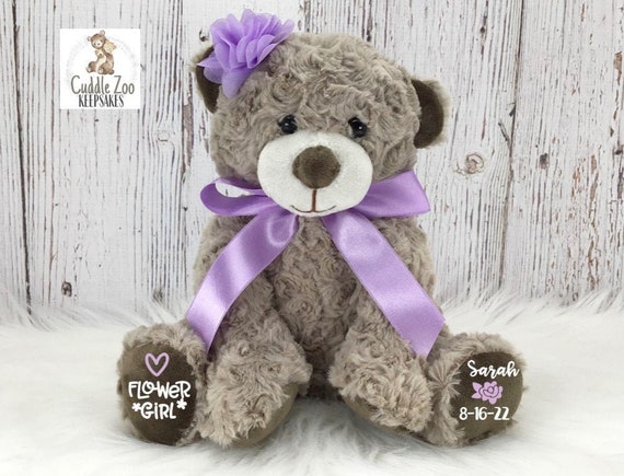flower girl stuffed animal