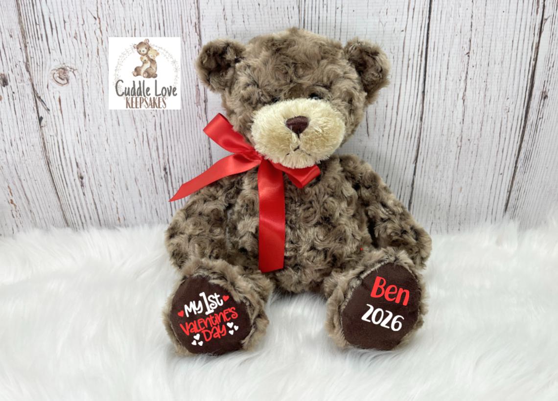 Valentine's Day Teddy Bear 2026, My 1st Valentine's Day