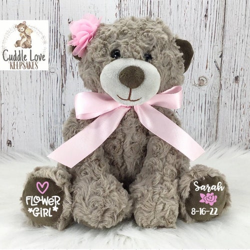 Flower Girl Unicorn Flower Girl Proposal Wedding Party Gift Etsy