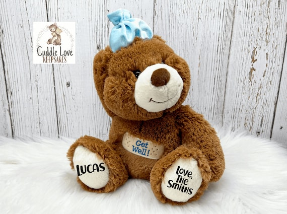 Get Well Bear Get Better Gift Idea Injury Gift Get Well 