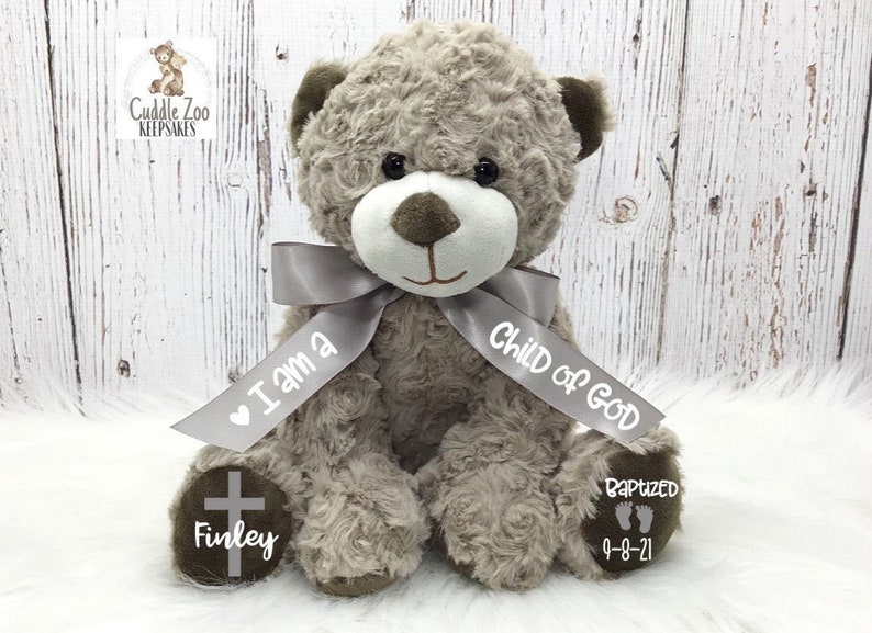 baptism teddy bear