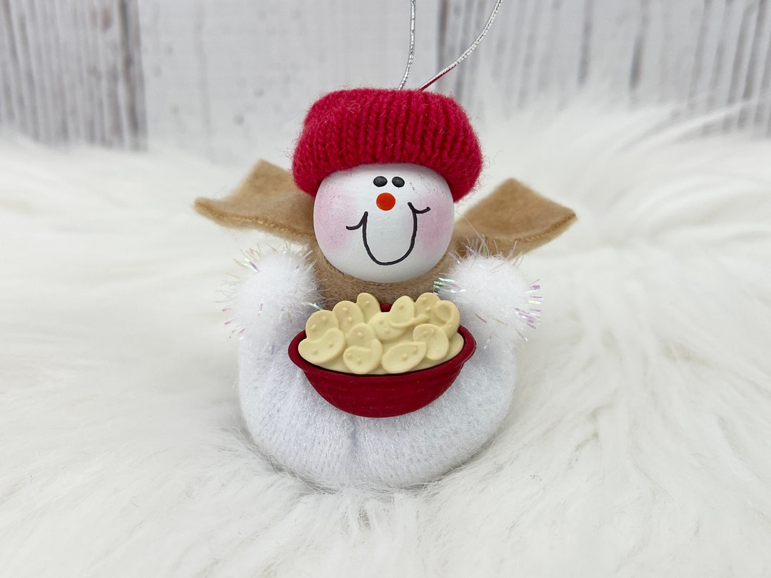 Potato Chips Christmas Ornament, Snacks Ornament, Waitress Ornament