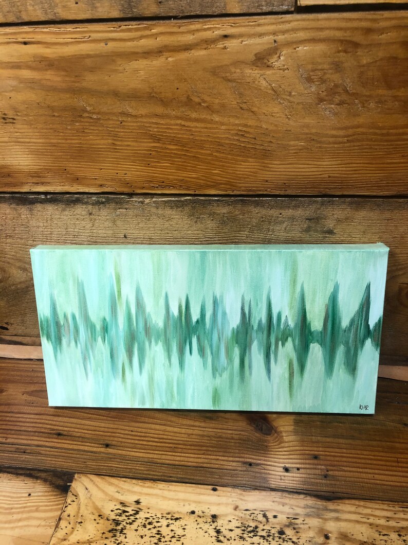 Custom Baby Heartbeat Painting. Etsy