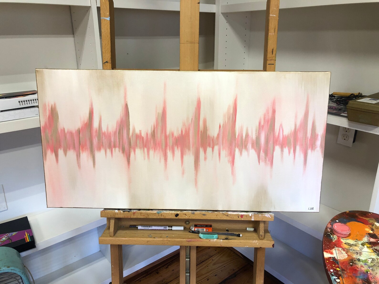 Custom Baby Heartbeat Painting. Etsy